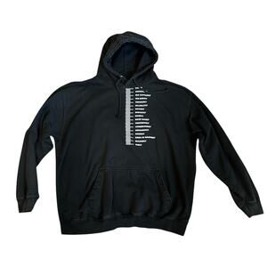 AWDis Black Sweatshirt Hoodie size XL ~ What MANLY Are You?